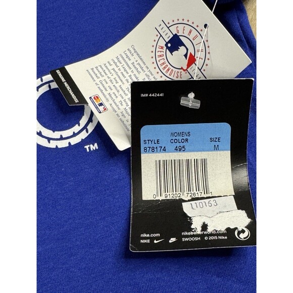 NEW NIKE Toronto Blue Jays Baseball T Shirt Women Medium Genuine Merchandise - Picture 9 of 9